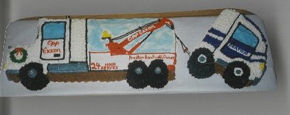 Adult Birthday Cakes on This Cute Cake Is A Replica Of The Tow Truck Owned By A Man In Opp